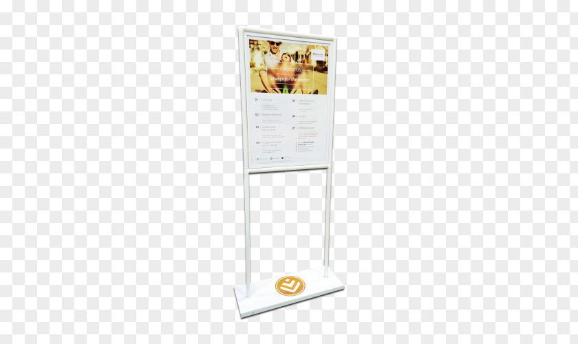 Double Sided Flyer Display Advertising PNG