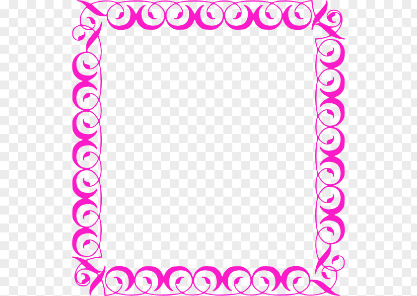Girly Border Decorative Borders And Frames Free Content Clip Art PNG