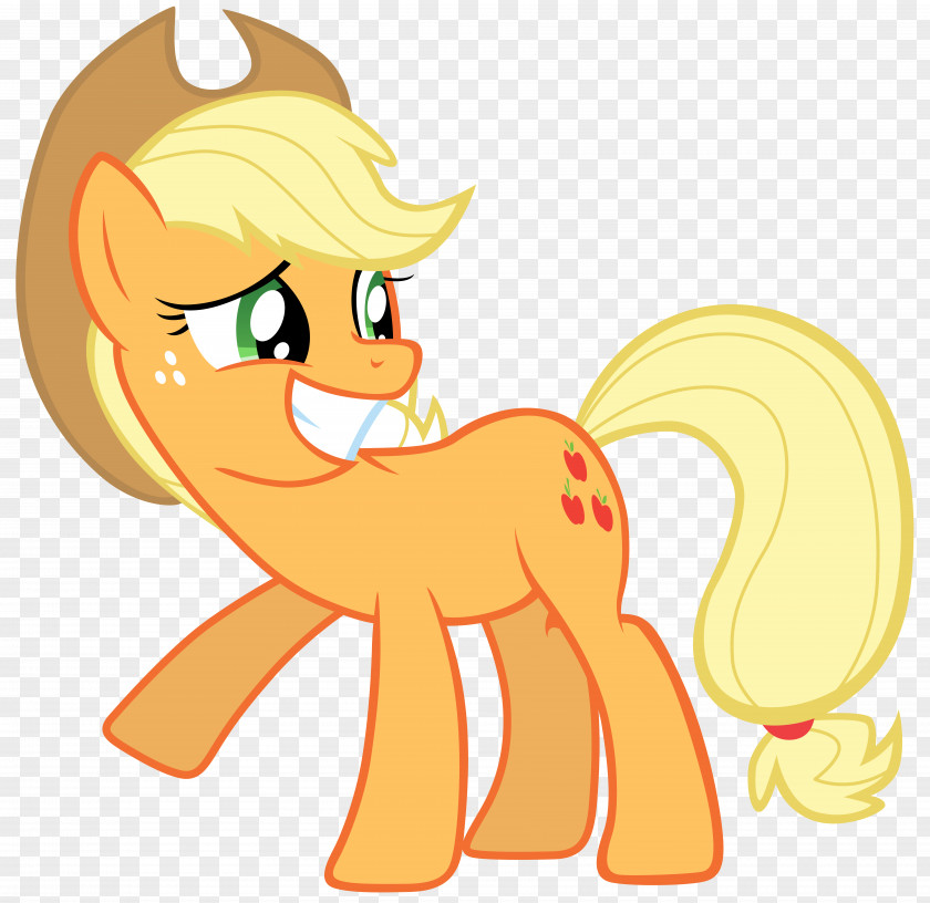 Horse Applejack Pony Rarity Whiskers PNG
