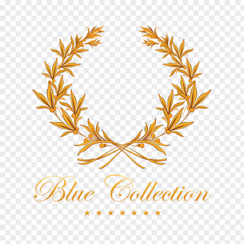 Luxury Olive Branch Wreath Laurel PNG