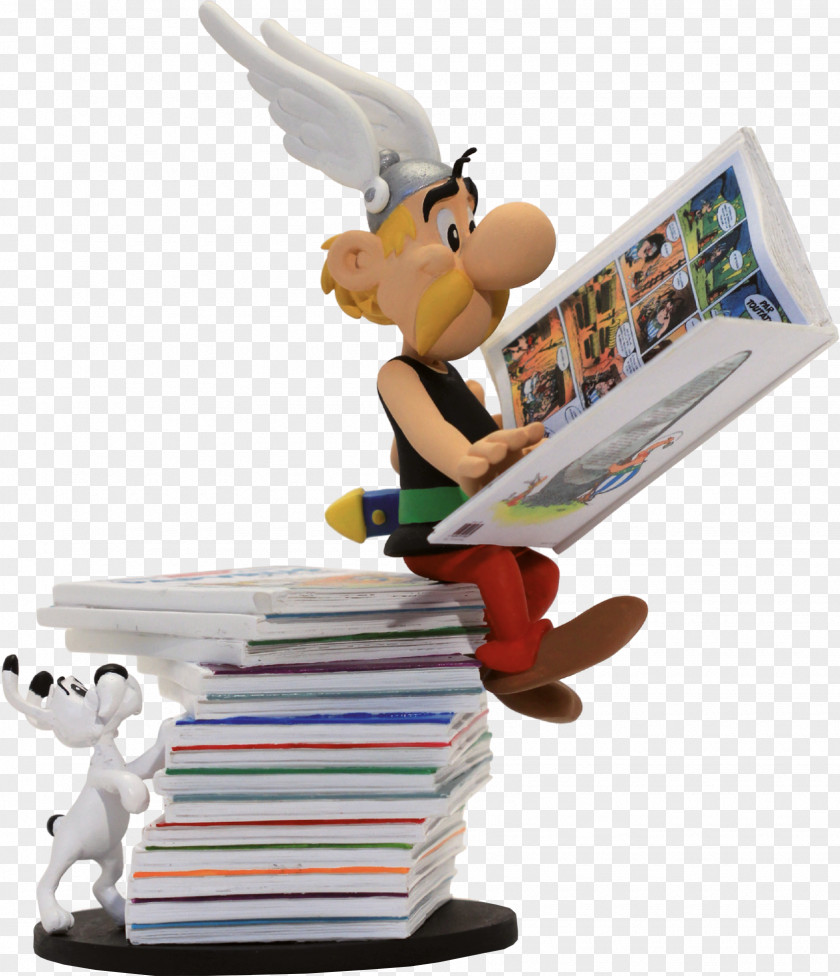 Pile Of Books Obelix Asterix The Gaul Vitalstatistix Figurine PNG