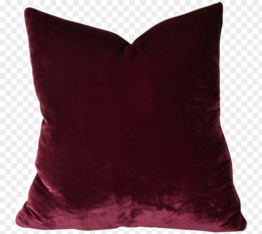 Pillow Throw Pillows Cushion Velvet PNG