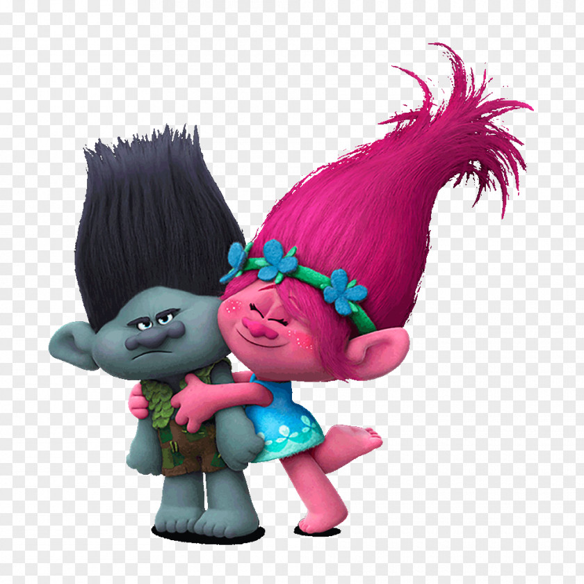 Trolls Branch King Peppy DJ Suki By Dreamworks Hug 'N Plush Hasbro Time Poppy PNG