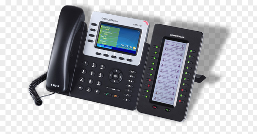 VoIP Phone Grandstream Networks Telephone Voice Over IP Session Initiation Protocol PNG