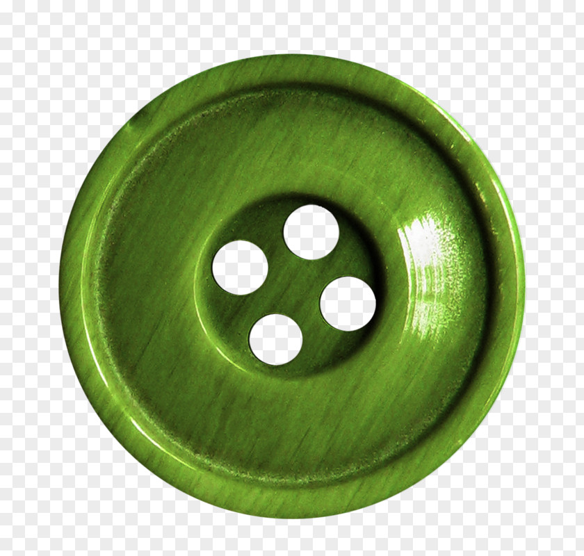 Button Spring Green PNG