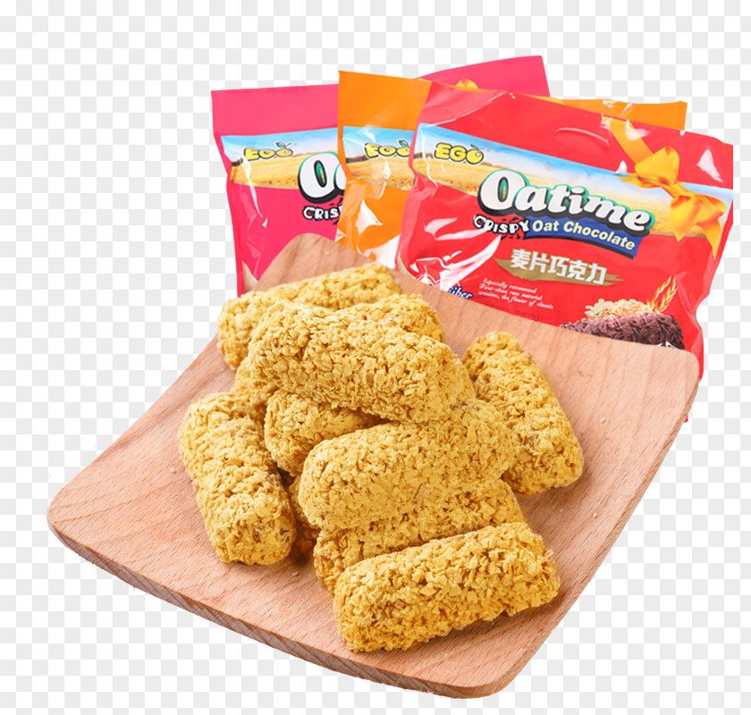 Oatime Oatmeal Chocolate Chicken Nugget Corn Flakes PNG