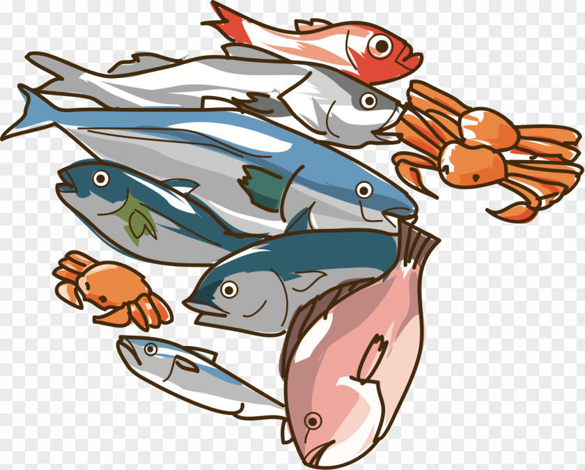 Seafood Fish Sushi Clip Art PNG