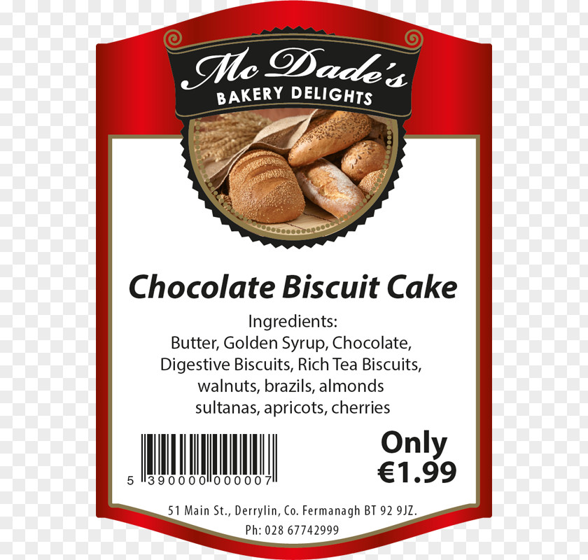 Bakery Label Design Product Printing Food PNG