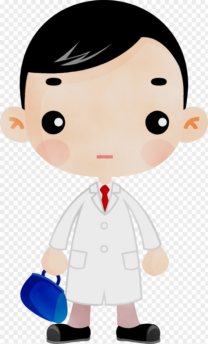 Black Hair Child Cartoon Clip Art PNG