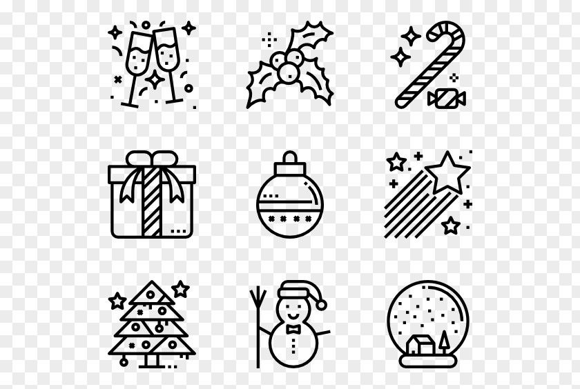 Christmas Fonts Icon Design Clip Art PNG