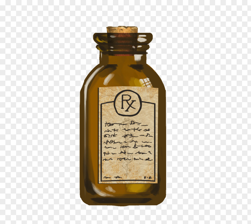 Glass Bottle Liquid Mod DB PNG