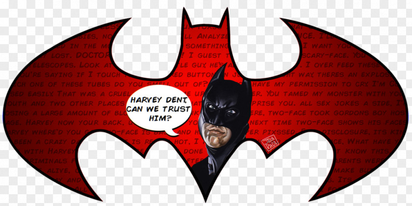 Harvey Dent Stencil Birthday Cake Batman PNG