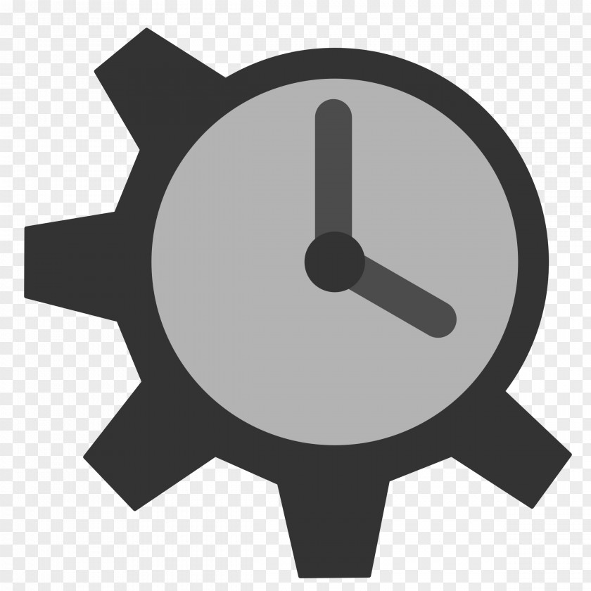 Hourglass Gear Clock Clip Art PNG