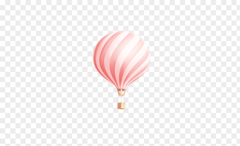 Light Pink Hot Air Balloon PNG
