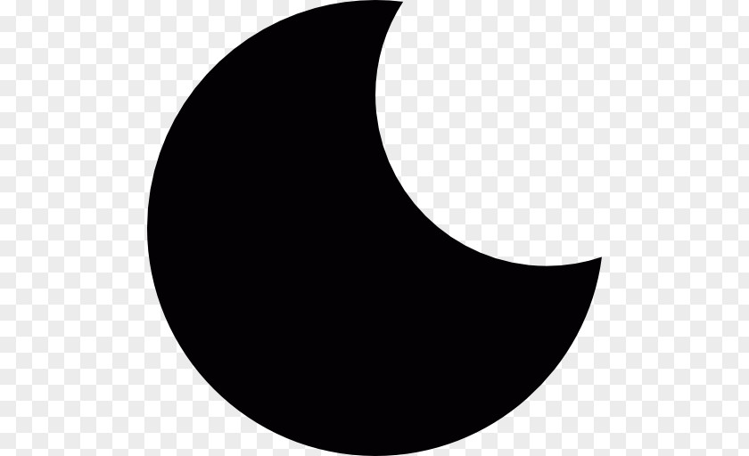 Moon Crescent Lunar Phase Shape Clip Art PNG