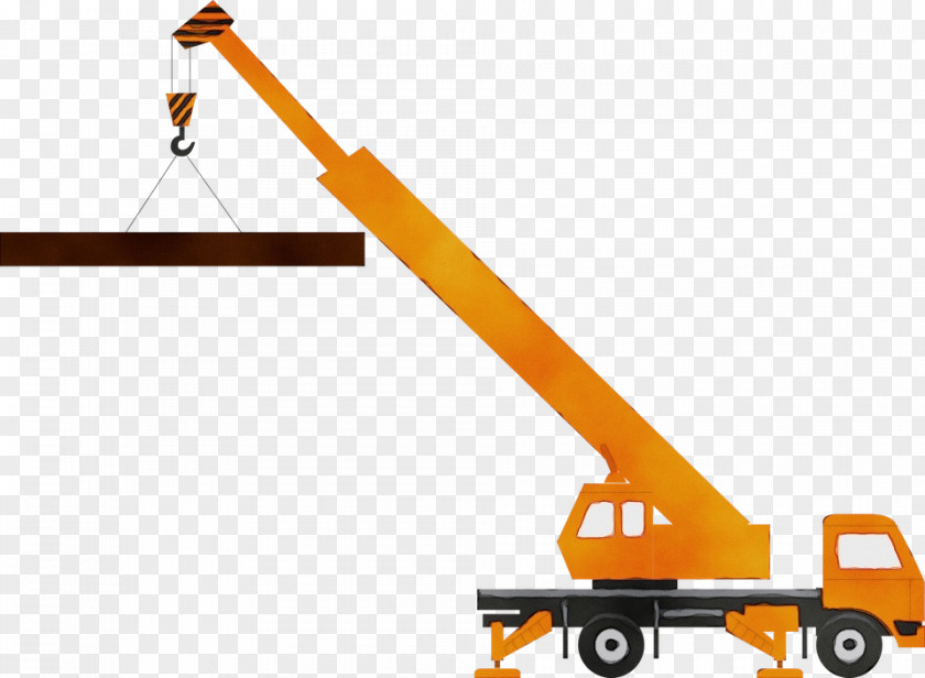 Pallet Jack Construction Equipment Watercolor Background PNG