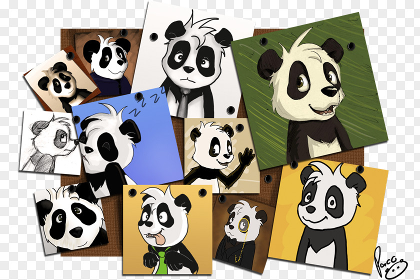 Panda Avatar Giant Animated Cartoon Font PNG