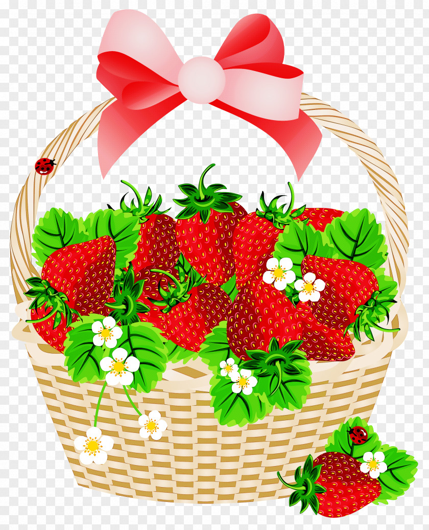 Basket Holly Strawberry PNG
