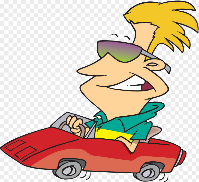 Cartoon Driving Clip Art PNG