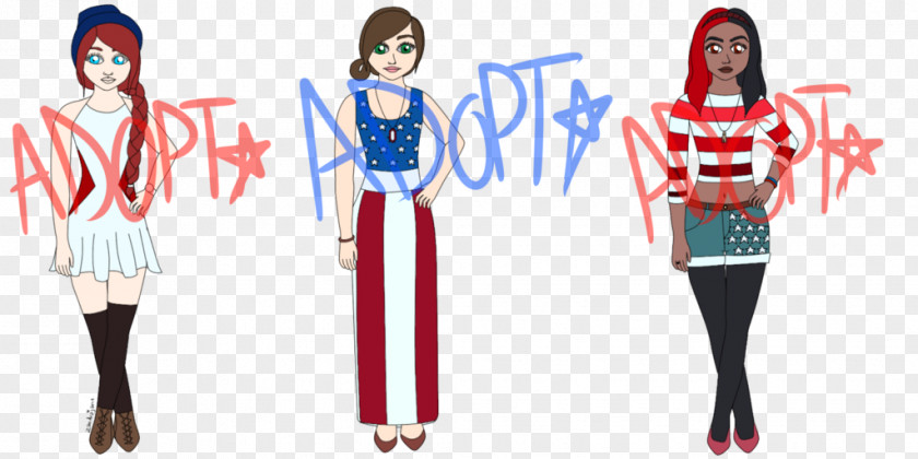 Closed 4th Of July Costume Outerwear Character Animated Cartoon PNG