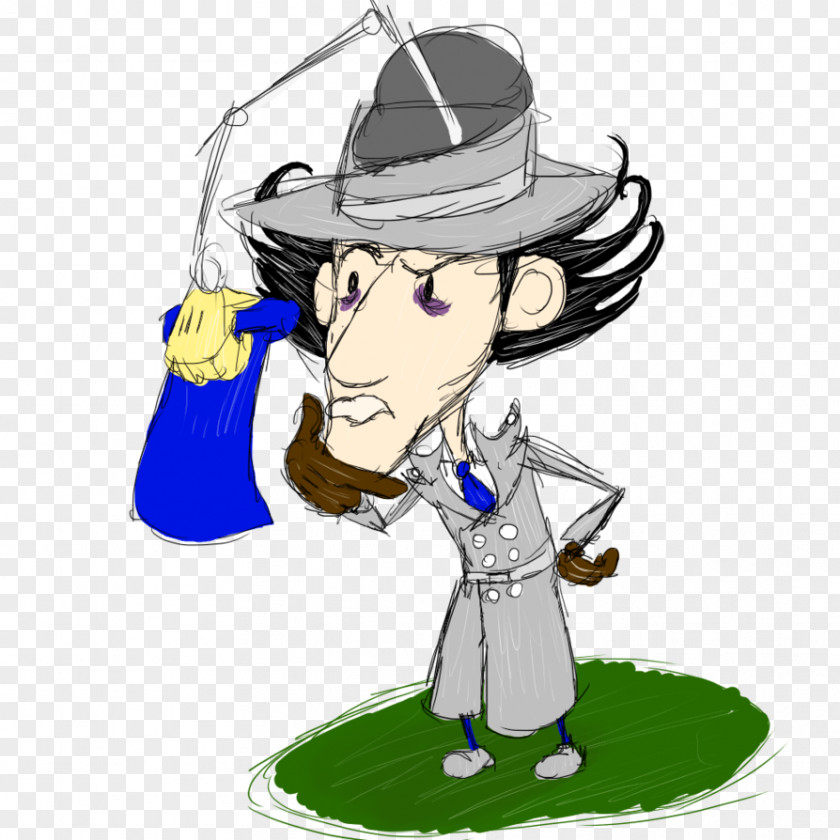Inspector Gadget Headgear Profession Character Clip Art PNG