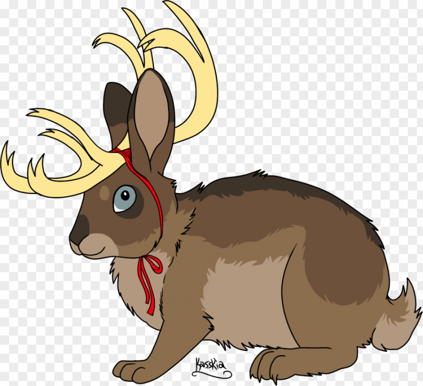 Reindeer Domestic Rabbit Hare Macropodidae Antler PNG