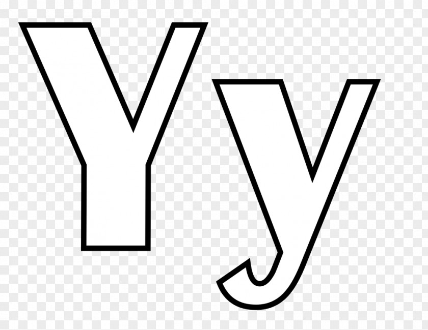Y Letter English Alphabet Coloring Book PNG