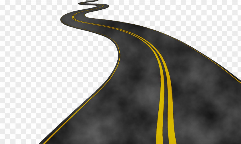 Yellow Road PNG