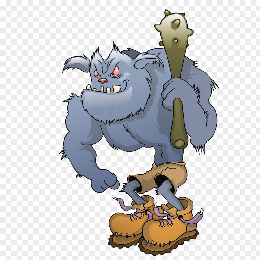 Cute Monster Cartoon Character PNG