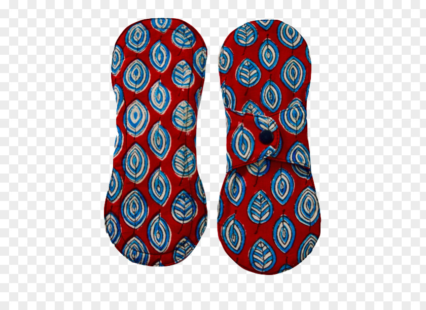 Indian Paisley Shoe Flip-flops Cobalt Blue Pattern PNG
