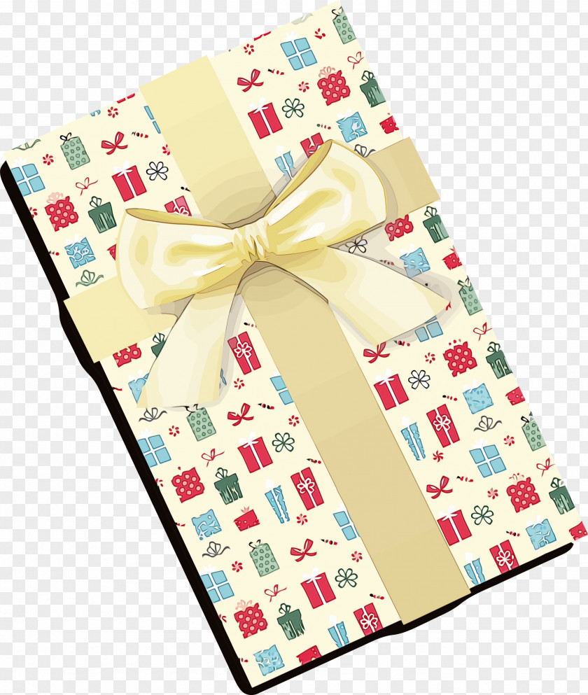 Present Gift Wrapping Beige Textile Paper PNG