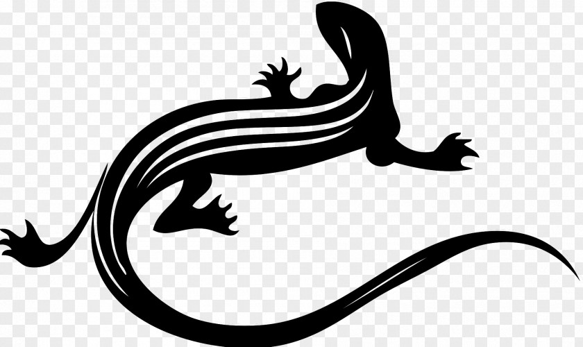 Silhouette Wall Lizard Face Cartoon PNG