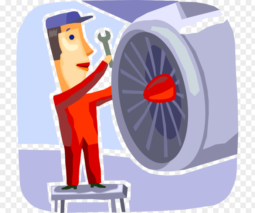 Airplane Aircraft Maintenance Technician Clip Art PNG