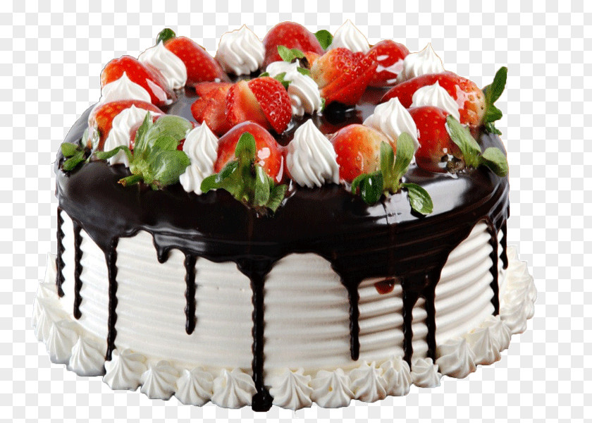 Cake Coffee Birthday Wedding Chocolate Strawberry Cream Black Forest Gateau PNG