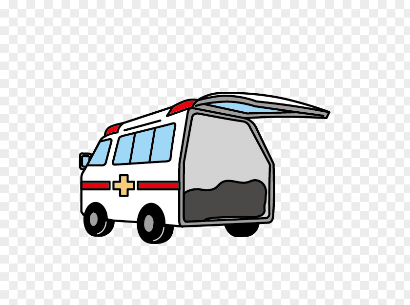 Cartoon Ambulance Hospital PNG