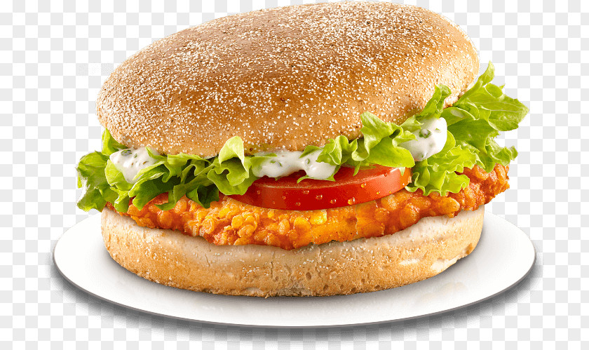 Crispy Chicken Burger Cheeseburger Salmon Buffalo Fast Food Hamburger PNG