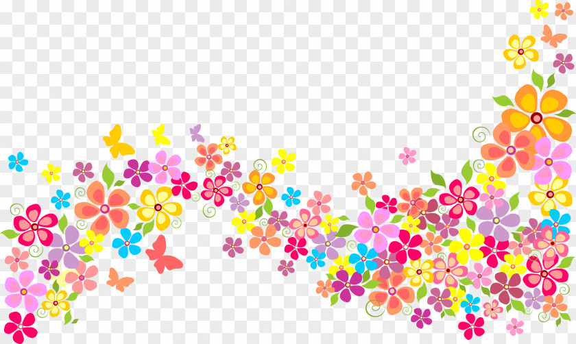 Flower Background Clip Art PNG