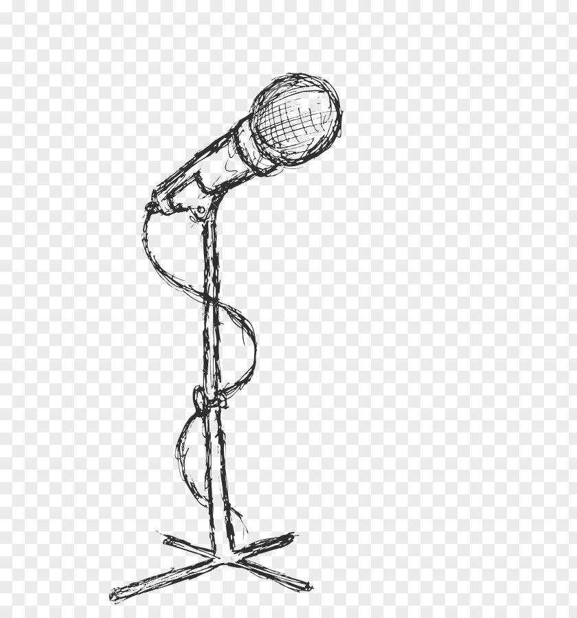 Microphone Drawing Painting PNG