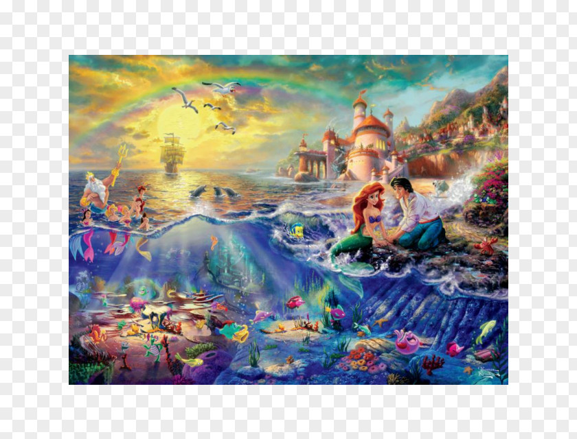 Painting Jigsaw Puzzles The Disney Dreams Collection: Coloring Book Ariel Walt Company PNG