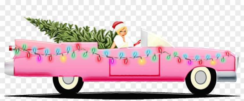 Pink Cartoon Vehicle Car PNG