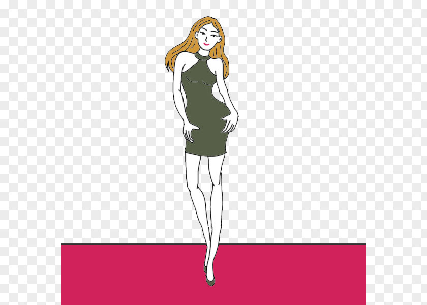Red Carpet Dream Dictionary Woman PNG