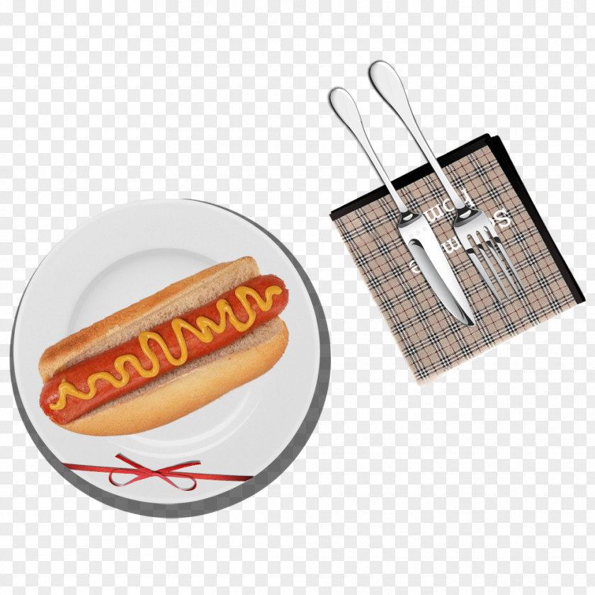 Sausage Bread Cutlery Creative Pull Free Breakfast Hot Dog Knife Fried Egg PNG