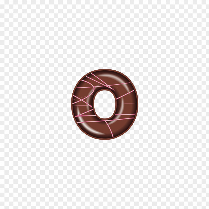 The Chocolate Alphabet O Letter Icon PNG
