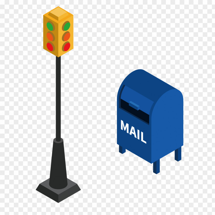 Traffic Lights And Mailboxes Light Icon PNG