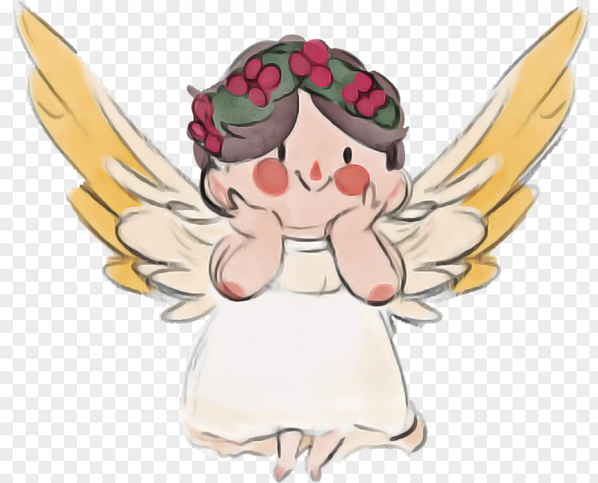 Angel Cartoon Wing Animation Plant PNG