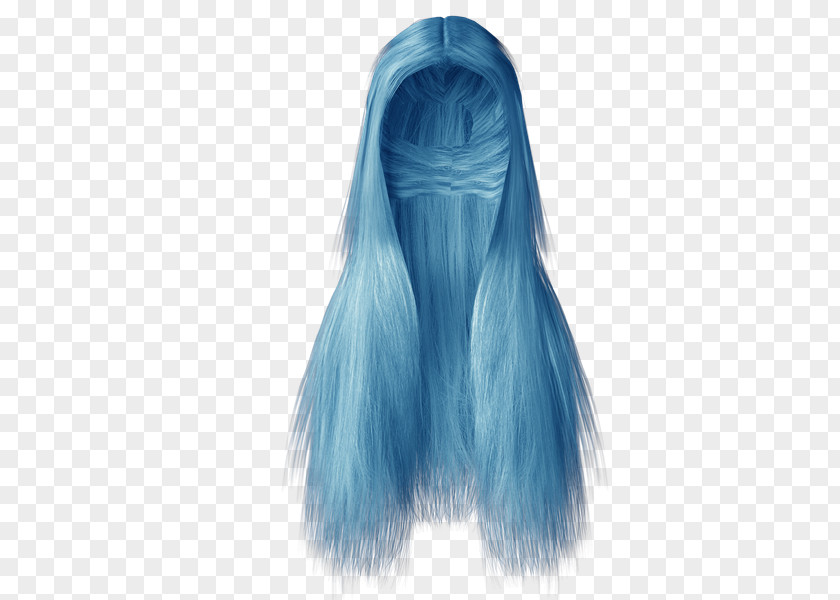 Bigote Long Hair Wig PNG