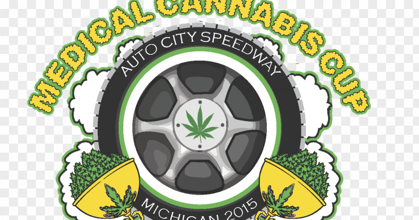 Cannabis Tire Logo Sativa Rim Green PNG