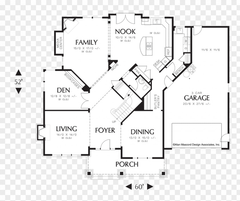 Design Floor Plan House PNG