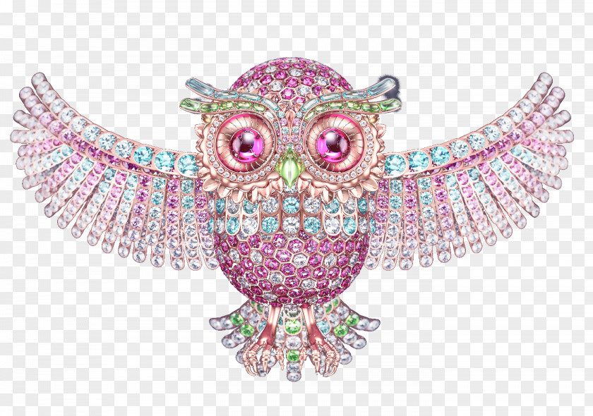 Diamond Jewelry Owl Jewellery Download PNG