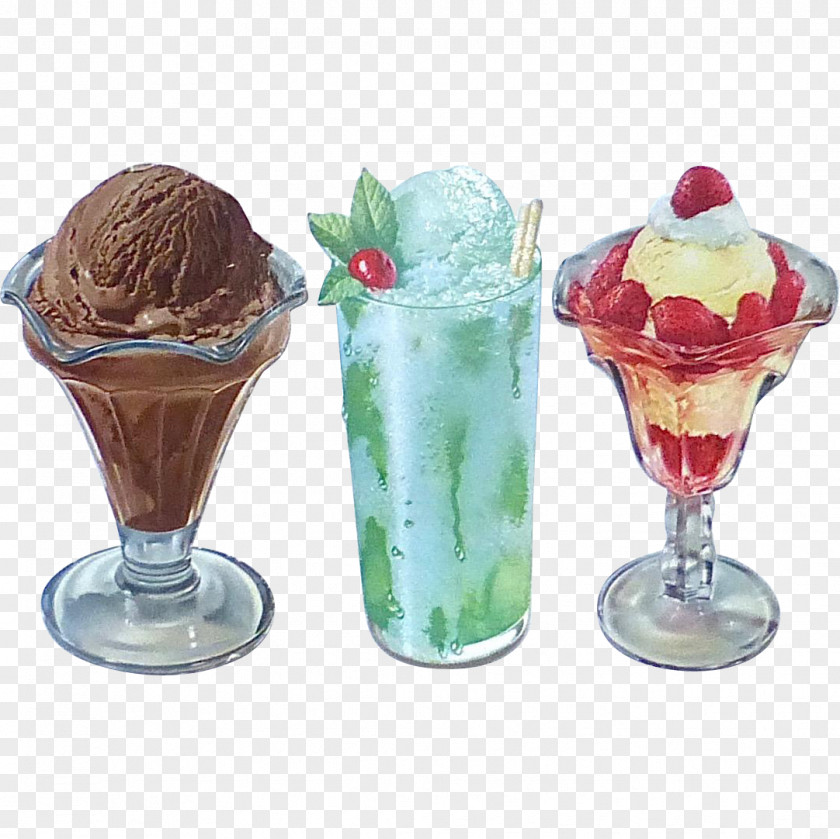 Ice Cream Chocolate Sundae Knickerbocker Glory PNG